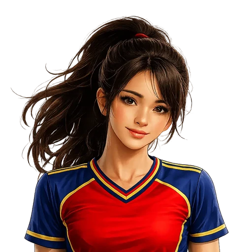 TRISH, an AI keeper and striker you face in Street Football